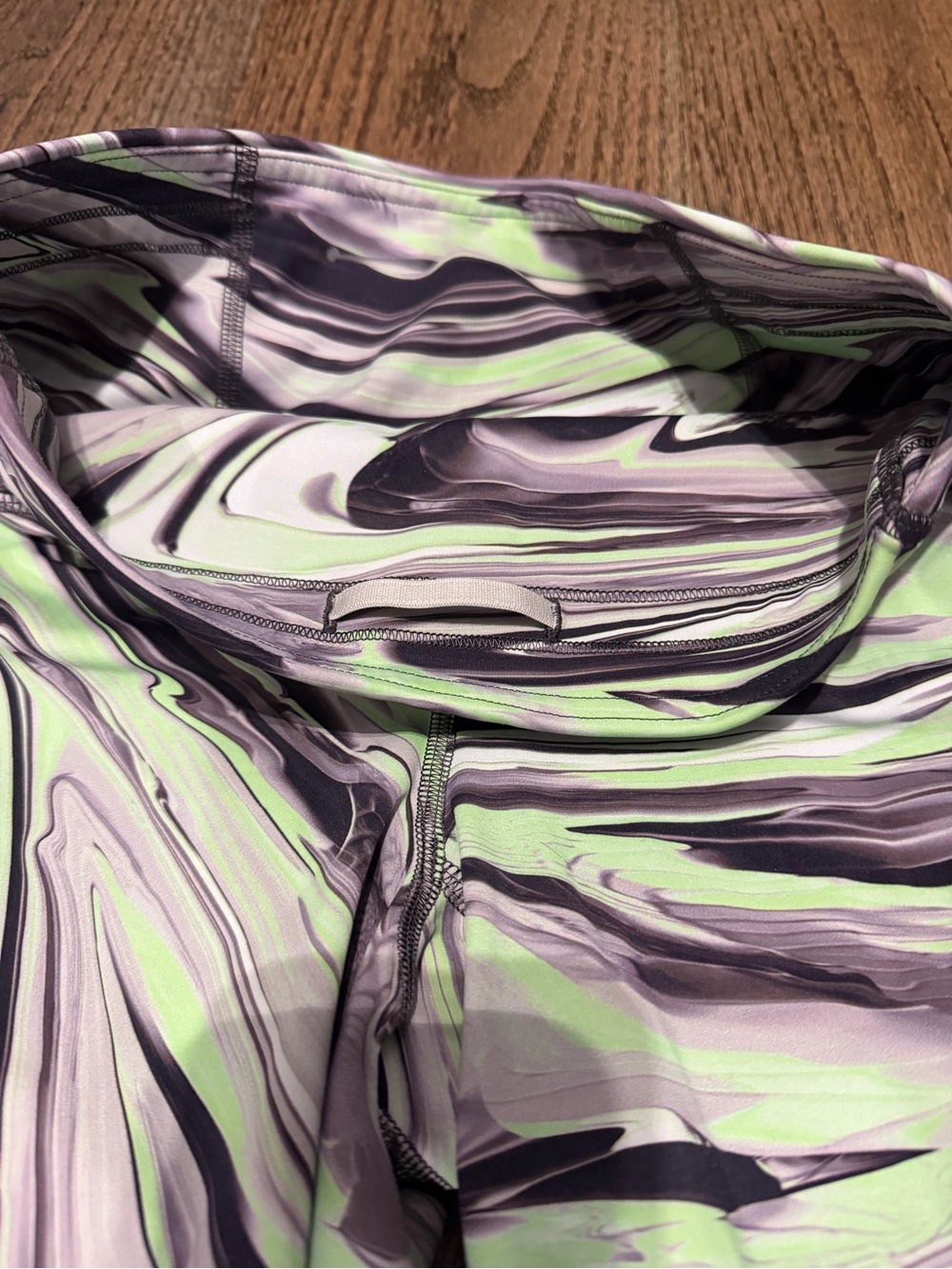 Lululemon Wunder Train High-Rise Tight 25” Leggings Multicolor Print Size 6 - Picture 4 of 5